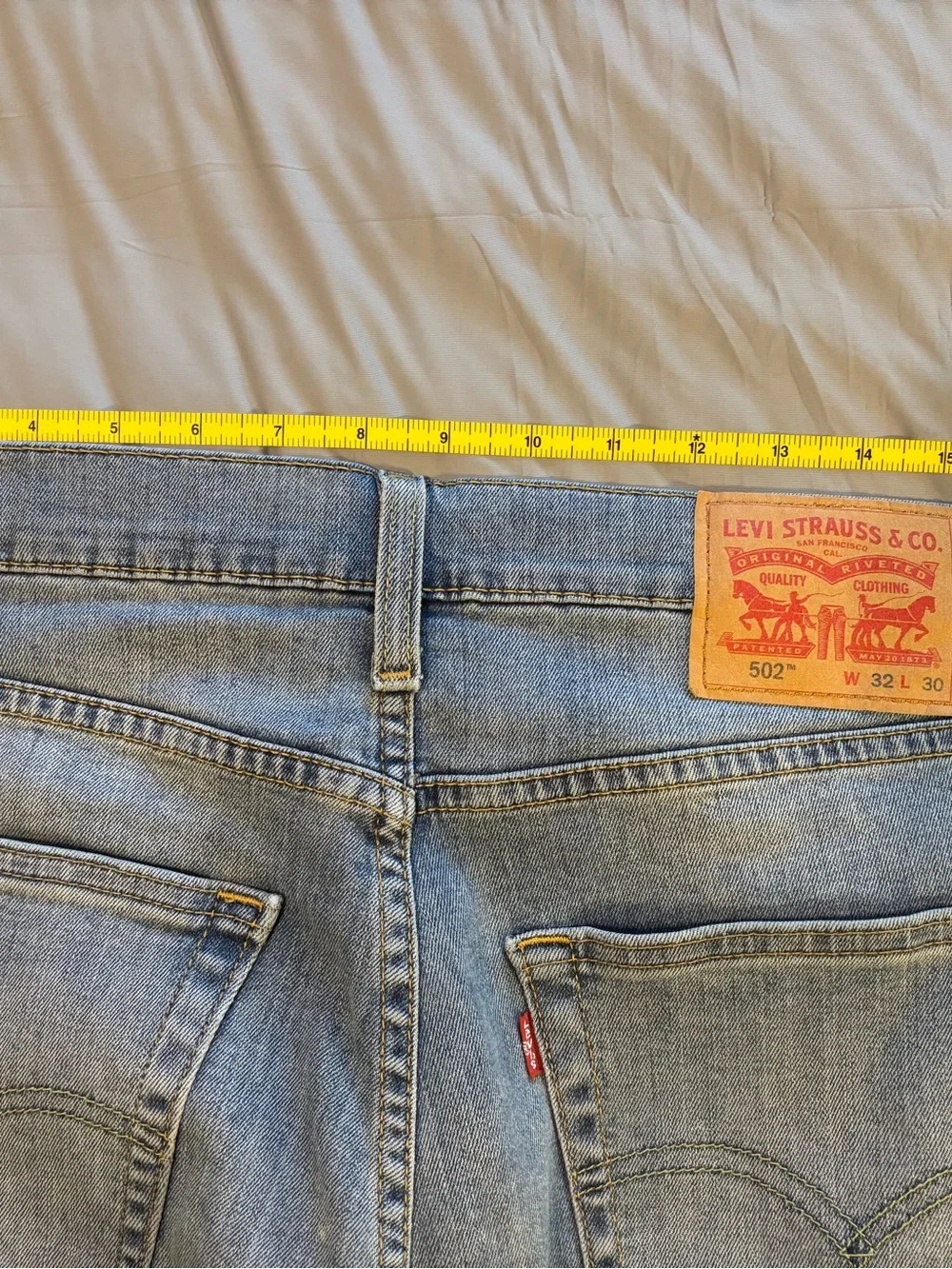 Levi’s Performance jeans light wash 502 32x32